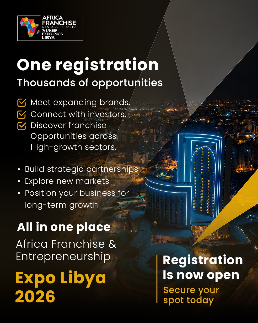 Expo Libye 2026 : l'écosystème africain de la franchise appelé à se fédérer