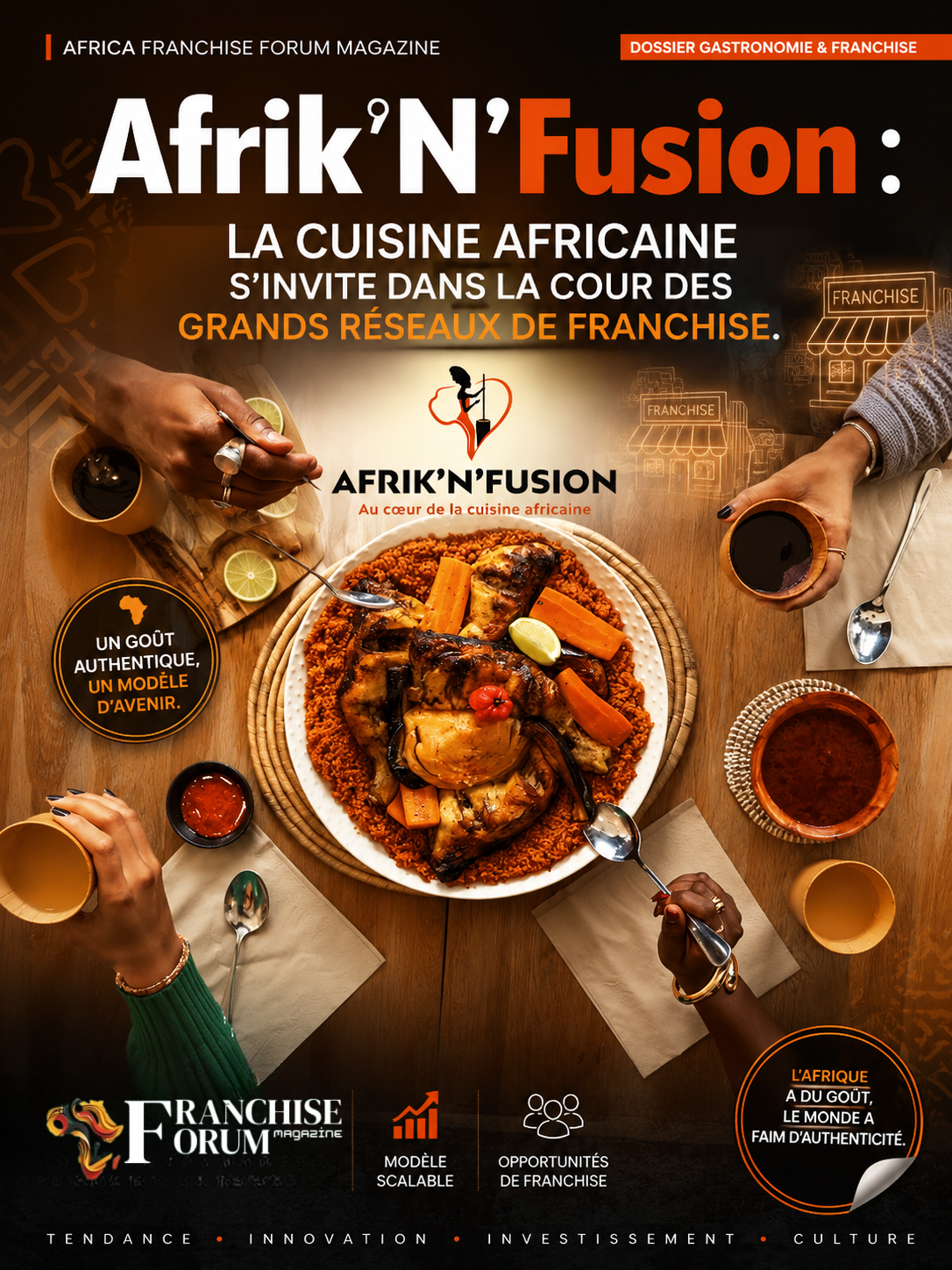 Franchise africaine - Afrik'N'Fusion : le modèle diaspora qui cartonne en France.