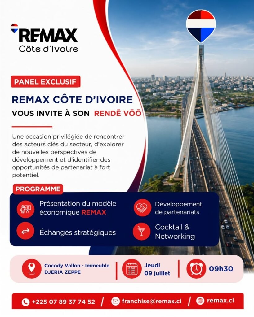 RE/MAX Côte d'Ivoire ouvre son « Rendé Vōō » : la diaspora face à l'équation foncière