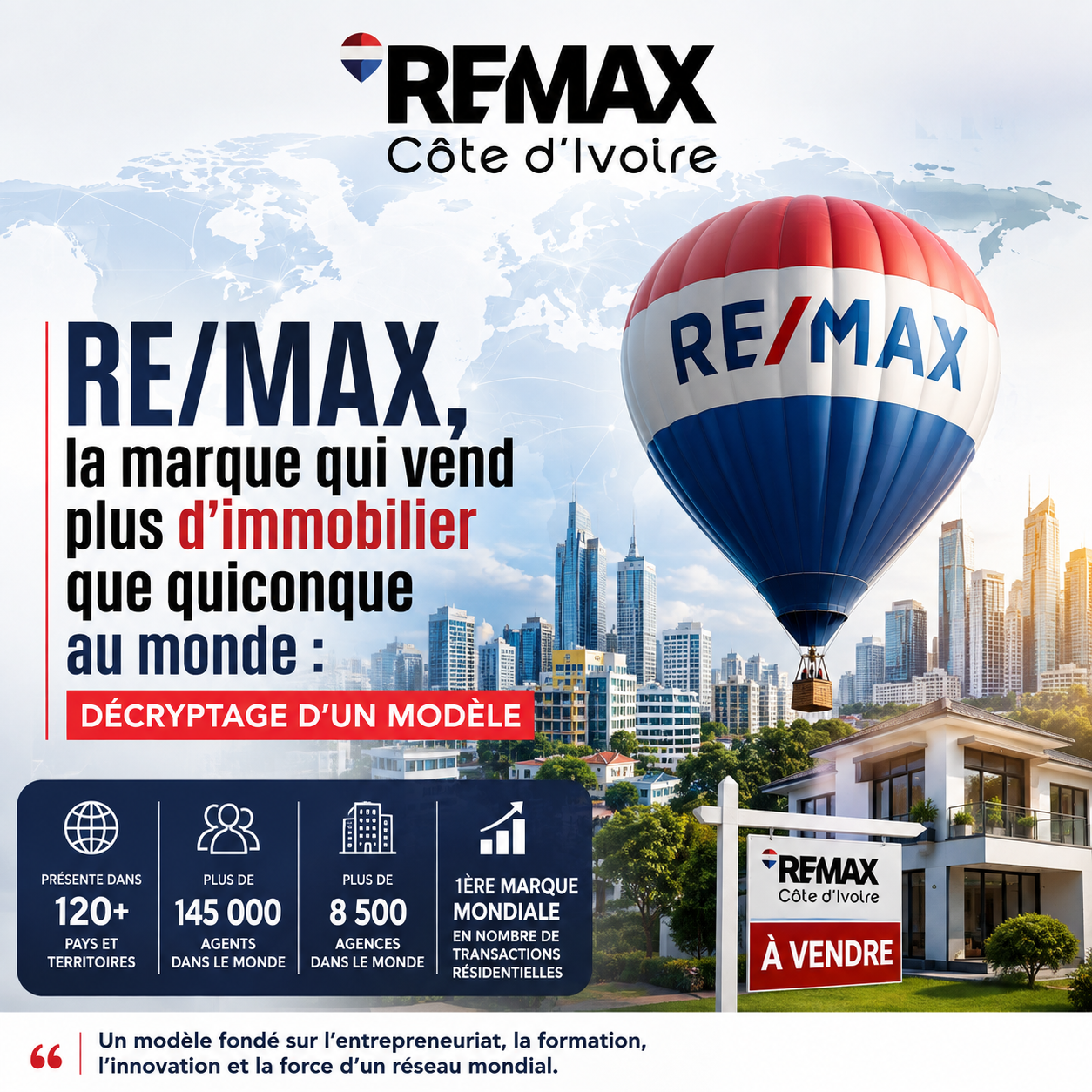 RE/MAX, la marque qui vend plus d'immobilier que quiconque au monde : décryptage d'un modèle
