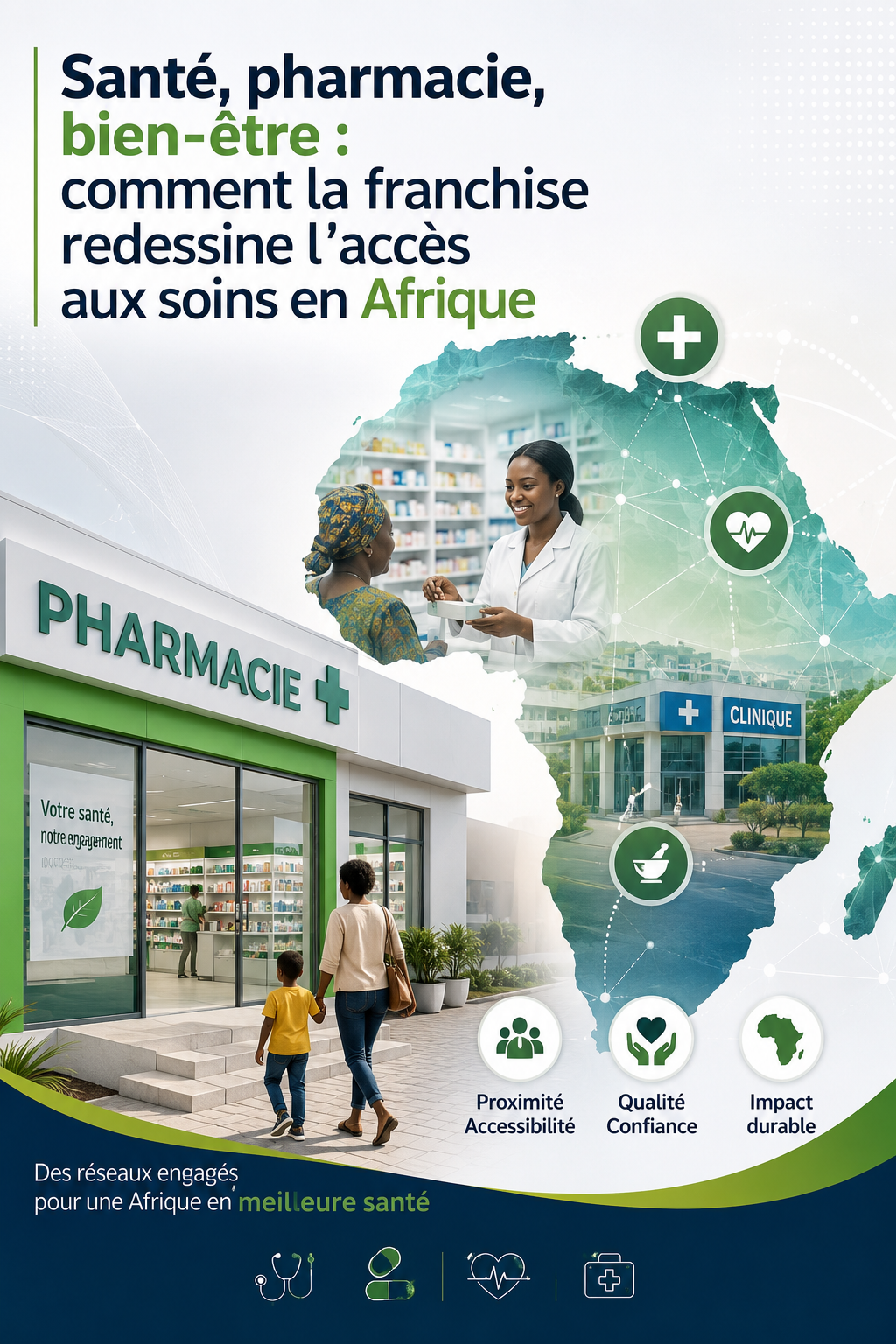 Pharmacies et cliniques franchisées : comment Goodlife et MedPlus transforment l'accès aux soins en Afrique. Analyse d'un secteur en plein essor.