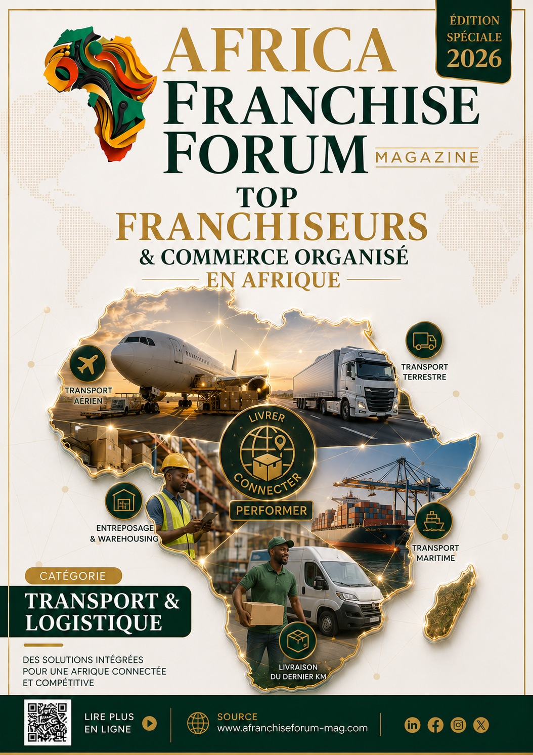 Top Franchiseurs Transport & Logistique Afrique 2026 : Sendy, DHL, Gozem, Kobo360.