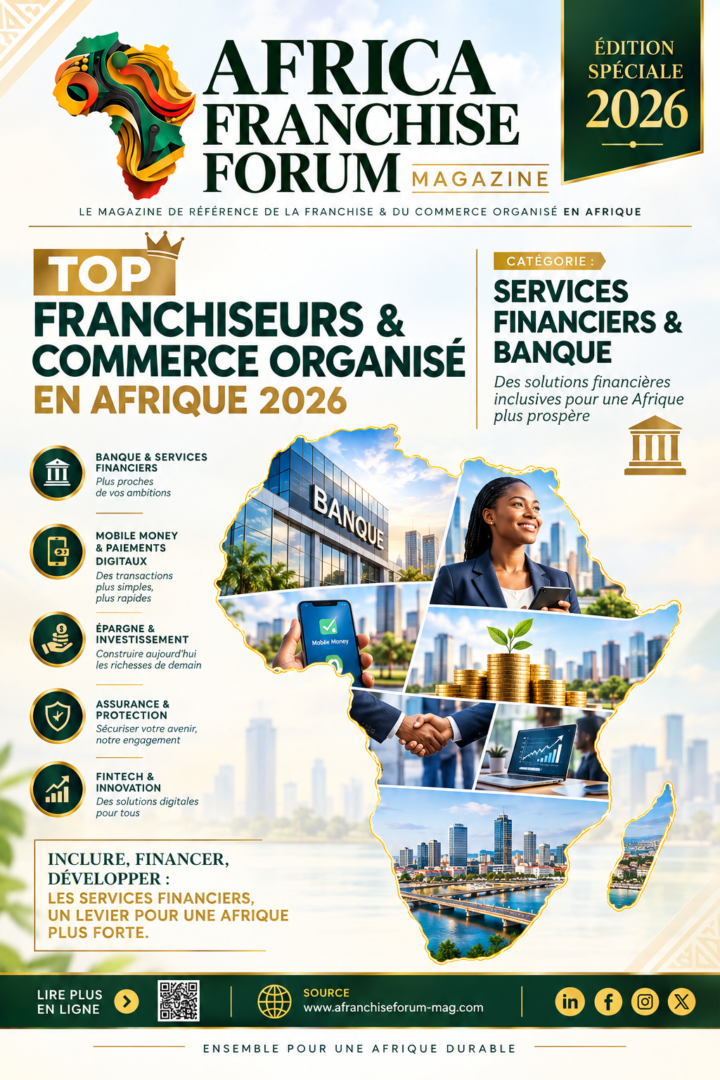 Top Franchiseurs Services Financiers & Banque Afrique 2026 : Equity Bank, Access Bank, TymeBank