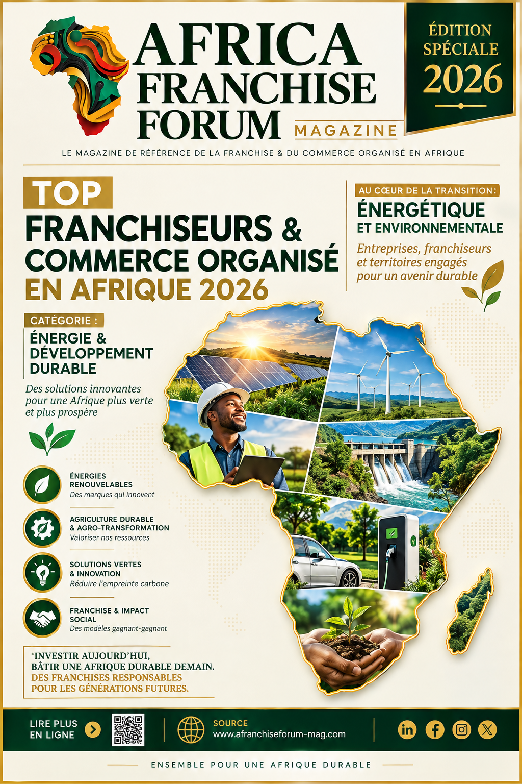 Classement 2026 Énergie & Développement Durable : Zola Electric, Jiko Power, Solarise Africa, M-KOPA et Bboxx transforment l'accès à l'énergie en Afrique.