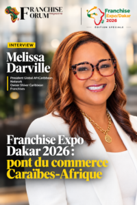 Interview Melissa Darville : Franchise Expo Dakar 2026, pont du commerce Caraïbes-Afrique.